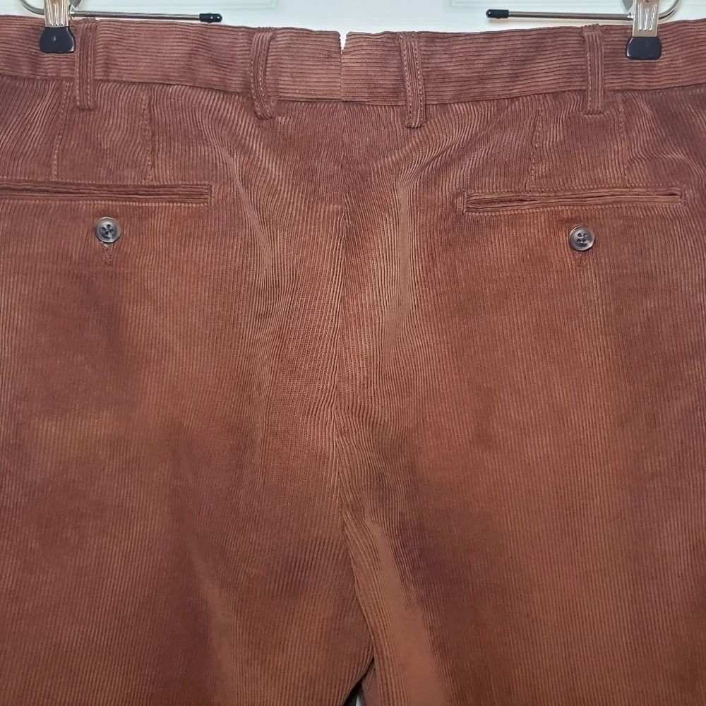 Peter Millar Nanoluxe Men’s Classic Corduroy Pants Sz: 38x30 Brown
